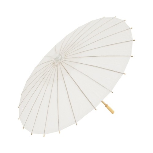 Ombrello bambu bianco cm - bambu,