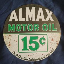 Insegna Metallo Tonda 8" Wall