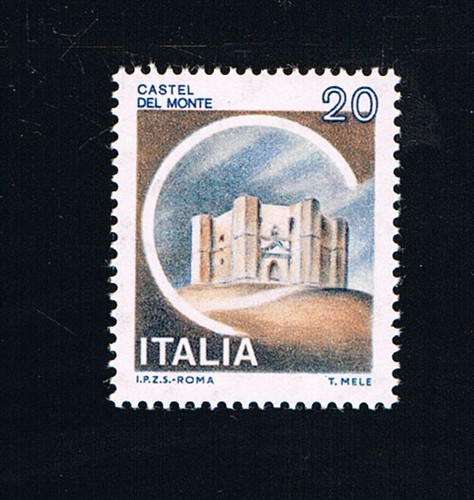 Italia francobollo castelli - 1,