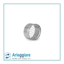 Terminale per prese aria esterna con rete antivolatile in lamiera zincata