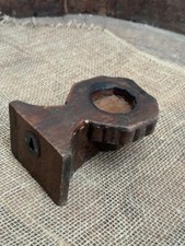 Antico Wooden da Parete Portacandele Originale Old Sottile Mano