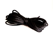 5m CAVO 2mm NERO COTONE CERATO