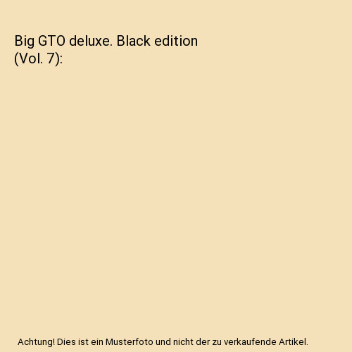 Big gto deluxe - black, edition