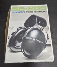 Cuffie stereo Pioneer SE-205 vintage anni 70 con scatola originale testate spina 3-P
