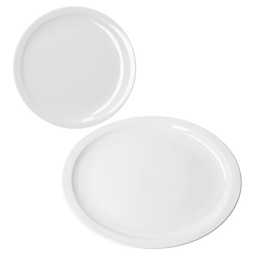 Set piatti pizza bianco - pizza,