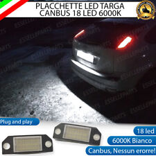 PLACCHETTE A LED LUCI TARGA 18 LED SPECIFICHE FORD FOCUS MK2 FINO AL 2008 BIANCO