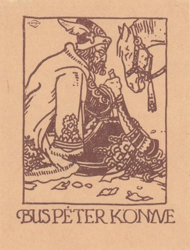 Exlibris libris litografia - exlibris,