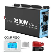 inverter onda sinusoidale pura DC 12V AC 220V  7000W PICCO  3500W CONTINUI