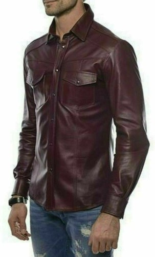 Camicia uomo vera pelle - vera,