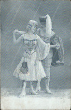 cq248 cartolina donnina woman lady studi artistici alterocca terni illustratore