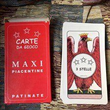 CARTE DA GIOCO MAXI PIACENTINE COME NUOVE