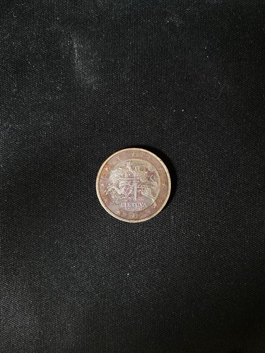 Moneta euro rara lietuva - 1,