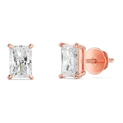 Orecchini oro rosa - oro, kt