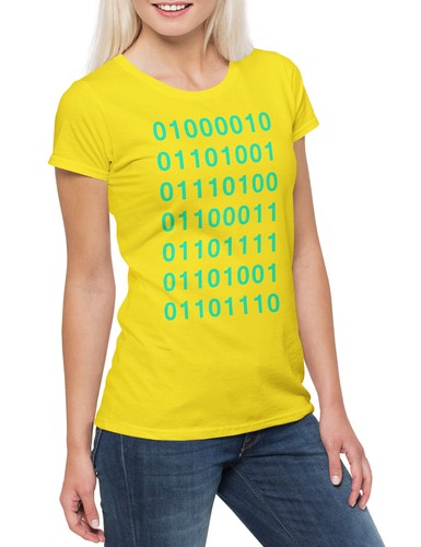 Shirt donna binary code - t-shirt,