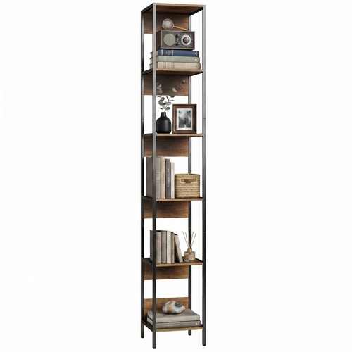 Homcom libreria alta 6 - libreria,