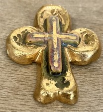 Ancienne Croix Céramique Marc Roussel Vallauris