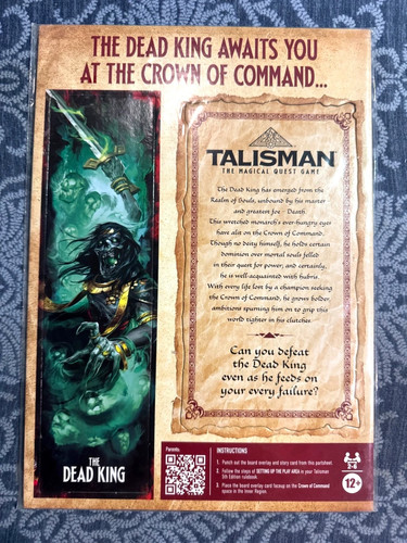 Talisman the dead king - talisman,