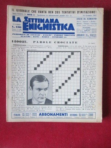 Settimana enigmistica 1816 - settimana,