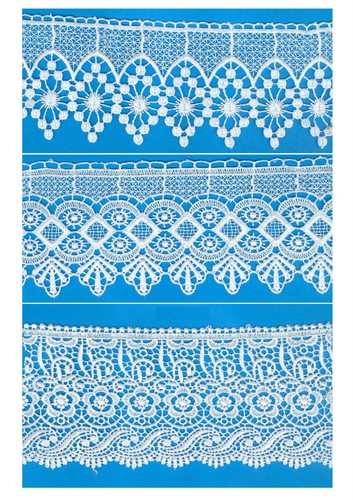 Pizzo merletto macrame bianco - pizzo,