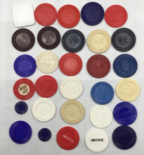 Lotto 30 gettoni fiches poker