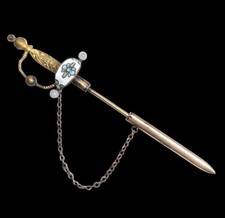 Antica spilla vittoriana spada