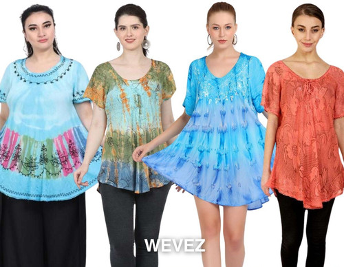 Tunica sera tessuto rayon - , top