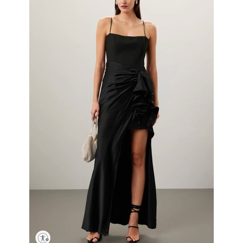 Cinq sept abito nero slip - cinq,