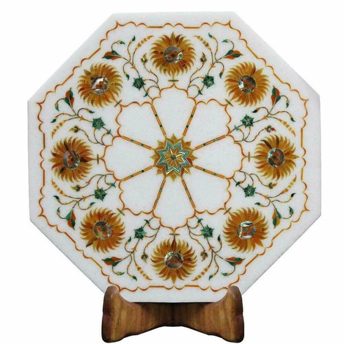 Tavolino marmo bianco - tavolino, 12"