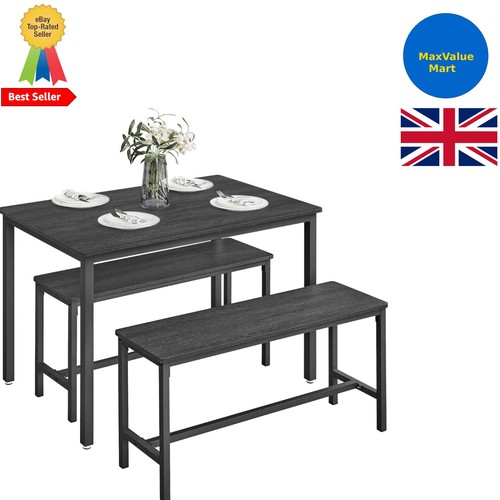 Vasagle set tavolo pranzo 3 - set, da