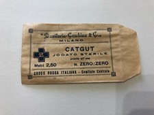 SANITARIA CESCHINA MILANO CATGUT JODATO CROCE ROSSA  FARMACIA SUTURA VUOTA.