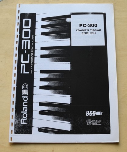 Roland 300 owner manual - pc-300,