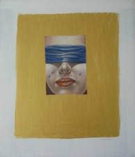 GAETANO D'AQUINO OLIO SU TELA CM 70X70 +AUTENTICA nunziante,kostabi,fusi,arman