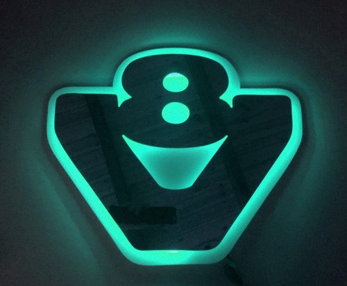 Luce interna led rgb - 3d,