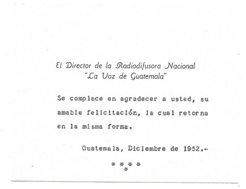 Scheda qsl radio voz - radio, la