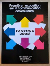 Pantone Letraset 1977 Affiche