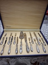 Set Posate ×Desert ×6 Placato Argento 800 Vintage