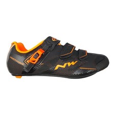 Northwave Sonic 2 SRS Carbonio Bici da Corsa Scarpe SPD Spd-Sl Taglia 42 Strappo