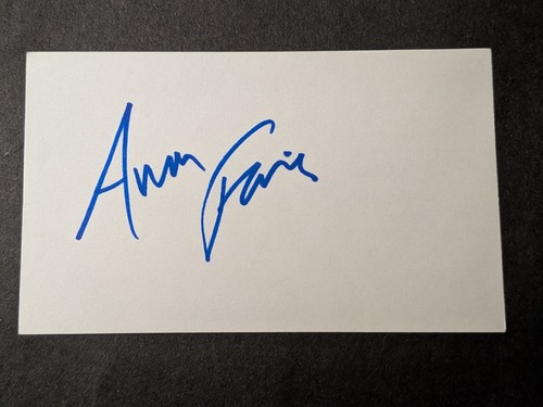 Scheda indice firmata - , anna
