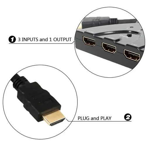 Cavo sdoppiatore hdmi - hdmi, 3