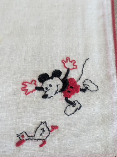 Topolino anni vintage hanky - vintage,