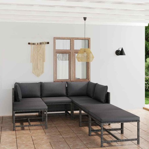 Vidaxl set divani giardino - set,