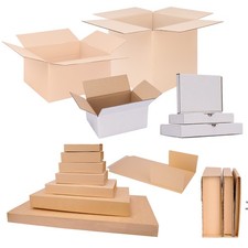 Scatole di cartone scatole per lettere imballaggi per libri tubi di spedizione