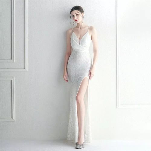 Vestito abito elegante lungo - elegante,