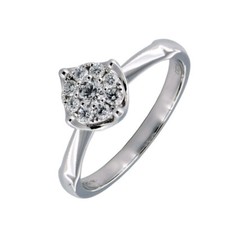 Anello Solitario Fiore Giorgio
