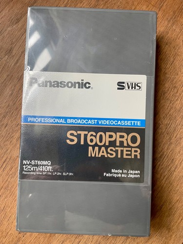 Panasonic vhs st60pro master - vhs,