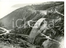 1955 ca AUTOSTRADA GENOVA-VENTIMIGLIA Impalcature costruzione ponte *Foto 18x13