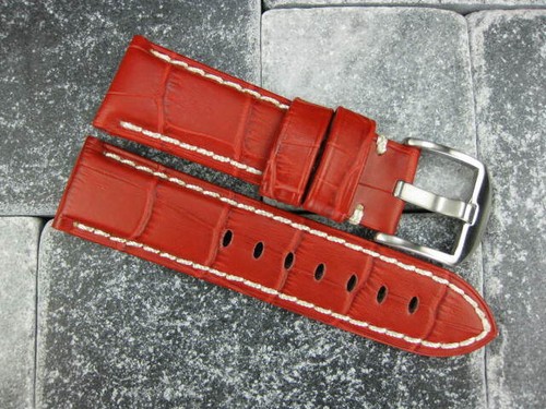 Nuovo 24mm pelle cinturino - pelle,