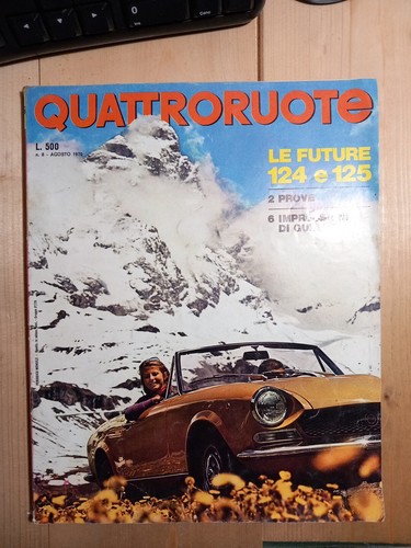 1970 quattroruote agosto - 1970,