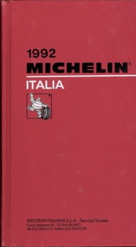 Michelin red guide italy - red,