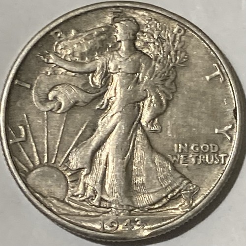 1943 50c walking - 1943-s, liberty